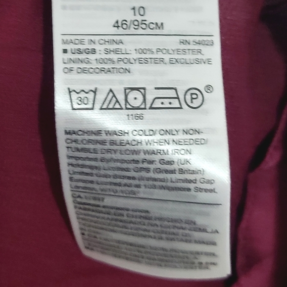 NWT BANANA REPUBLIC Wine Pleated Satin & Chiffon Dress - Picture 13 of 13